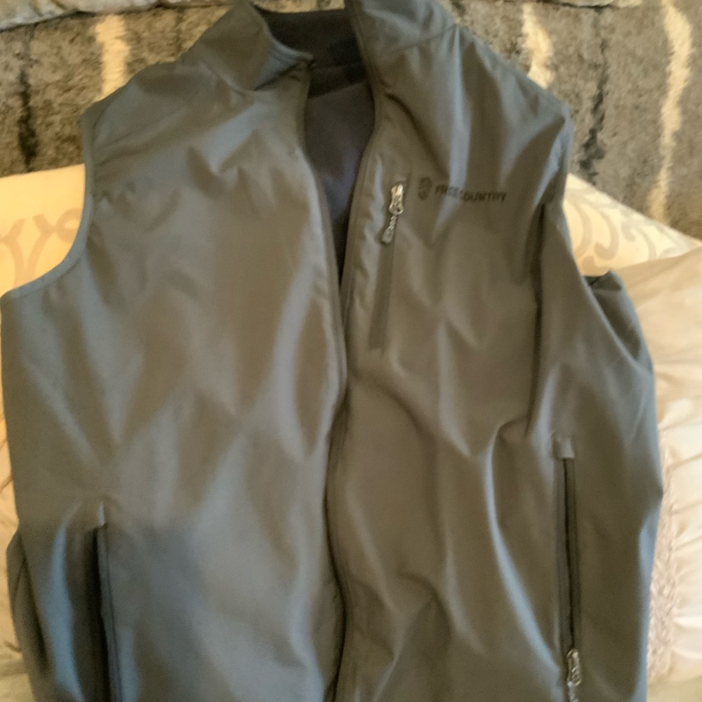 Mens free country reversible vest